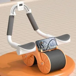 Фитнес-колесо для тренажерного зала и домашних упражнений, вращающееся тренировочное оборудование с наколенником, 1 шт., таймер дополнительно 240127