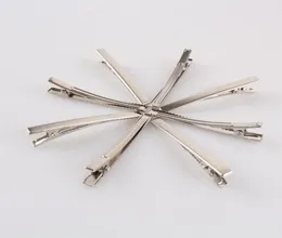 200pcslot 47mm Tek Prong Metal Timsah Saç Klipsleri Saç Pençeleri Korker Yay Kadınlar Kız Partisi Fascinator Hat Saç Aksesuarları F6992058