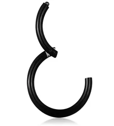 Rostfritt stål septum piercing näsa hoop clicker ring 16g lage tragus behållare kropp piercing smycken mix 60pcs9726440