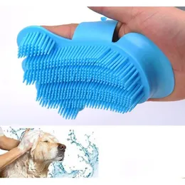 Hund grooming 10st Sile Sile Soft Pet Hair Glove Mas Tools Brush Comb For Gloves Animal Finger Cleaning Borstes Drop Delivery Home Garden Dhitm