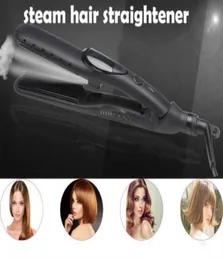 Drop Steam Hair Straighteners Straight curl Atomization Splint Tourmaline Ceramic Hair Irons1038921