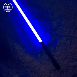 Yddsaber pro lampas, jedi Sith Force fx LED Tung duellering, uppladdningsbar ljus sabel för vuxna barn, metallkull, högt ljud