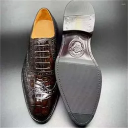 Dresas Sapatos Yingshsang Chegada sMen Formal Shboe Crocodilos Laeather Belaly Cinza