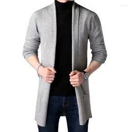 Men's Sweaters FAVOCENT 2024 Autumn Casual Solid Knitted Male Cardigan Designer Homme Sweater Slim Fitted Warm Clothing