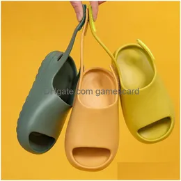 Slipper 2023 Bone Slides Infant Born Baby Shoes Resin Slip On Soot Boys Girls Children Sandals With Box Size Drop Delivery Kids Dhnxg