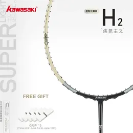 Superleichter H2 6U Badmintonschläger Professioneller T High Modulus Carbonfaserschläger Badminton 240122