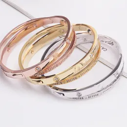 Hot European and American Creative Bangle X-shaped Surrounding Cross Bracelet with Micro Set Zircon for Women's Jewelry support Drop Ship