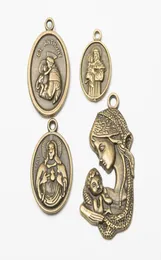 40 st blandar antik vintage religiös kristendom charms Kristus Jesus brons katthängen för armband halsband örhänge diy smycken7861641