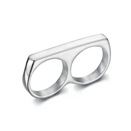 Designer-Stahlfinger-Tiger im Instagram-Stil, modischer, glänzender, minimalistischer Ring VRM8