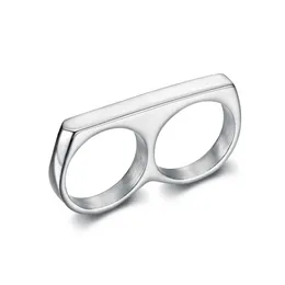 Anello minimalista lucido alla moda con tigre in acciaio di design in stile Instagram VRM8