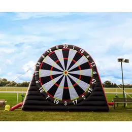 wholesale Fashionable 5mH (16.5ft) Inflatable Soccer Darts Board Kick Game Inflatables Football games target With 6Balls