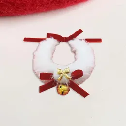 Dog Apparel Christmas Collar Festive Bow Easy To Clean Selling Ties Cat Pet Necklace Home Supplies