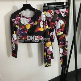 Desinger Yoga Set Paisley Womens Tracksuits Charming Yoga Bodysuit 조깅 빈티지 요가 복장 세트 트렌디 한 스포츠웨어