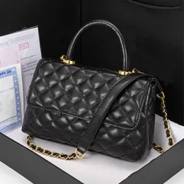 New Top Quality Ladies crossbody Bag Designer Luxury 22B Metal Handle Mini Handbag Classic Fashion Sheepskin Name Brand 20CM Flip Bag