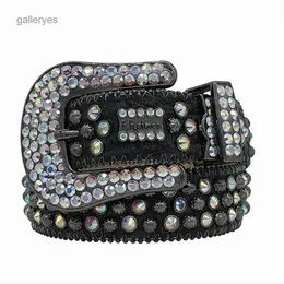 BB Simon Belt Designer Top Quality Mens Womens with Full Rhinestone Billts Skull Needle Buckle Boxbands for Gift TS6A