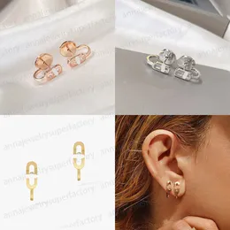 2024 msikass designer de alta qualidade brincos de orelha único diamante deslizante brincos assimétricos para mulheres festival jóias presente