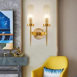 Beiaidi American Golden GSS LED WALL MP E27 vardagsrum El Project Wall Light Sconces Post Modern Bedroom Bedside MP90028164237349