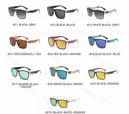 Moda esportes surf óculos de sol moldura quadrada beash óculos de sol para homens e mulheres óculos de lente deslumbrante 10 cores atacado # QS056