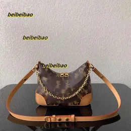 Hobo 2024 أكياس الكتف Boulogne Pochette Bag Bag Bag Bag Luxury Handbags محافظ Travel Crossbody Louvis Womens Mens Bage Stain Zipper Fashion Bag