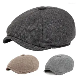 Berets Peaky Blinders Blade Cap Movie Cosplay Cosplay Kostium Klasyczne ośmioboczne czapki Casual Flat