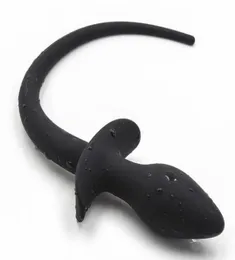 Pure Silicone Dog Tail Tail Anal SM Love Dog Slave Dress Props for Men and Women With Anal Extension Anal Plug1438102