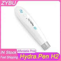 Hydra Wireless Dermapen Cartuchos de agulhas de microagulhamento profissional Derma Stamp Skin Care Spa Aplicador de soro Hydra.Pen H2 Facial Mesoterapia Dermapen Roller