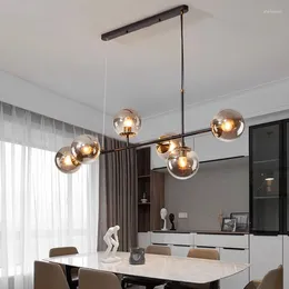 Lâmpadas pendentes decoracion lustre moderno inteligente lamparas sala de jantar luzes modernas lâmpada iluminação interior led para