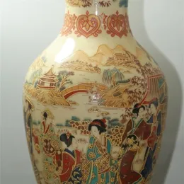 Fin gammalt porslin på porslin målade gamla glasyr porslin vaser samlar porslin målade vaser lj201209207l
