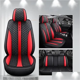 Car Seat Covers Ers Er For Changan Cs35 Plus Cs15 Cx70 Fl Set Leather Accessories Drop Delivery Automobiles Motorcycles Interior Ot5Bh