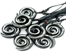 Biżuteria Cała część 12pcs Cool Hook Maori The Koru wisiork Naszyjnik XL627040495