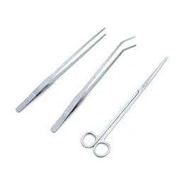 Plant Straight Tweezers Curve Tweezers Curve Scissors for fresh and marine aquarium planting small or thin water plant7665768