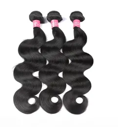 Indian Body Wave Hair 3 or 4 Bundles Indian Virgin Hair Body Wave Gagaqueen Unprocessed Wet and Wavy Indian Human Hair Weave Bundl2188138