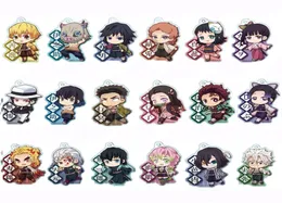 Demon Kamado Tanjirou Nezuko Agatsuma Zenitsu Hashibira Inosuke Tomioka Giyuu Makomo Acrylic Keychain Keyring Key Chains6224683