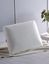197kg Gel Polyurethane Massage Memory Foam Pillow Ergonomically Design White Comfortable Healthy Sweet Sleep 6545cm3057862