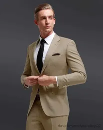 Herrenanzüge, Blazer, hochwertige Business-Herrenanzüge mit normaler Passform (Jacke + Hose), schmal geschnittener Bräutigamanzug für Herren, formeller Business-Anzug