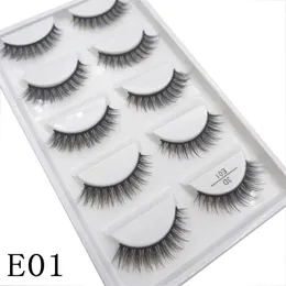 27 Style 5 Pairs 10/50/100 Boxes Natural 3D Mink False Eyelashes Makeup Fake Eye Lashes Faux Cils Make Up Beauty Maquiagem 240219