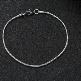 Urok bransoletki gorąca koop breedte 2 mm tytanowa stalowa ketting tryb opaski-sieraden voor mannen vrouwen RVS Link34772222