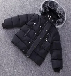 Dulce Amor Kids Down Jacket 2021 Vinter Varma Parkas rockar förtjockar naturlig päls krage huva ytterkläder baby pojkar flickor kläder9101814