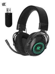 携帯電話イヤホンKZ GP20ゲームヘッドフォンBluetooth互換性5.0イヤホンRGB True Wireless Headset 2.4G NOICE CANCELING EDX ZSN ZS10 AST YQ240219