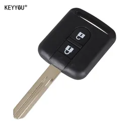 Ny ersättning Remote Car Key Shell Case FOB KEYLESS PROT 2 Knapp för Qashqai Nissan Micra Navara Almera Note5059410