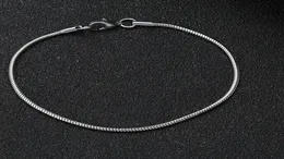 Charmarmband Hot Koop Breede 2mm Titanium Steel Ketting Armband Mode-Sieraden Voor Mannen Vrouwen RVS Link1024738