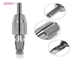 1Pc Nonslip Stainless Steel Tattoo Row Handle Grip Tattoo Supplies Different Typs With Stem Tattoo Grips Kit With 19F 21F 23F 25F9178572