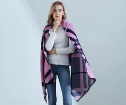 Cashmere Women Celebrity Classic Lattice Fashion Fashion Design Wool Design There Warm Warm Multifunction Tassel Scar8395135