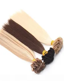 Handtied Human Hair Weft 100g PCS 3st Lot Mix Längd Blond Färg Mänskligt hårväv av Handtied6795872