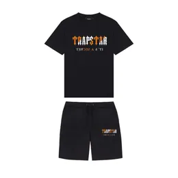 メンズトラックスーツTシャツメンズ女性デザイナーTシャツショートサマースウェットスーツファッションカジュアルレター高品質のデザイナーTシャツトラックスーツスポーツウェア2個