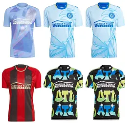 2024 2025 Atlanta United Soccer Jerseys 24 25 Home Away Almada Giakoumakis Robinson Home Black Football Shirt Player Version