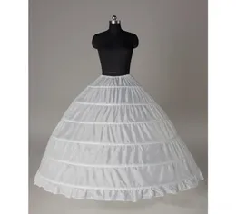 2018 in stock ball obrous petticoat رخيصة أبيض أسود كرينولين الأسود الفستان الزفاف زفاف 6 طوق تنورة كرينولين ل quinceanera1368297
