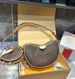 أكياس الدنيم خمر لا يطرد حلقة Hobo Bag Luxurys أكياس كتف ناعم حقائب يد عتيقة طباعة حقيبة Crossbody مع محفظة