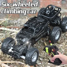 Remote Controlled Toy Car Large OffRoad Six Wheel HighSpeed Drift ClimBing Race Charging Electric 240118