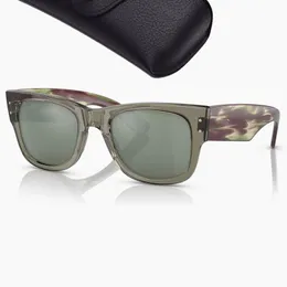 Hot Sale lyxglasögon 0840S Solglasögon för män Kvinnor Acetatram Verkliga glaslinser Fashion Sun Glasses Manlig kvinna med låda